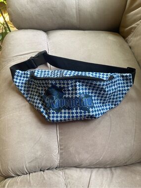 Buckle-Down Ravenclaw Blue Checkered Fanny Pack